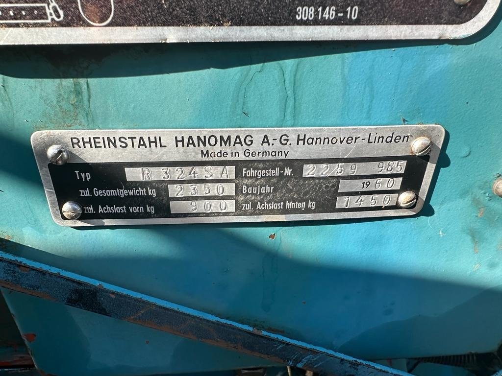 Traktor des Typs Hanomag R324S, Gebrauchtmaschine in Schutterzell (Bild 9)