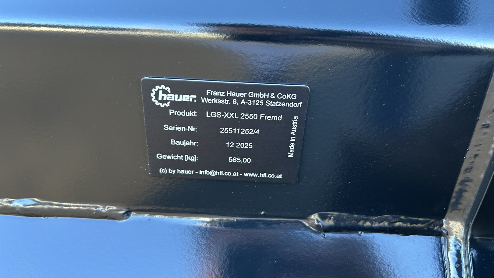 Traktor des Typs Hauer VOLUMESKOVL 255CM, Gebrauchtmaschine in Viborg (Bild 5)