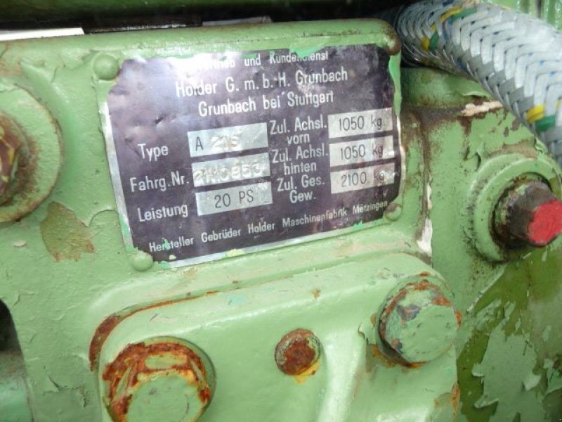 Traktor des Typs Holder A21 S, Gebrauchtmaschine in Oirschot (Bild 8)