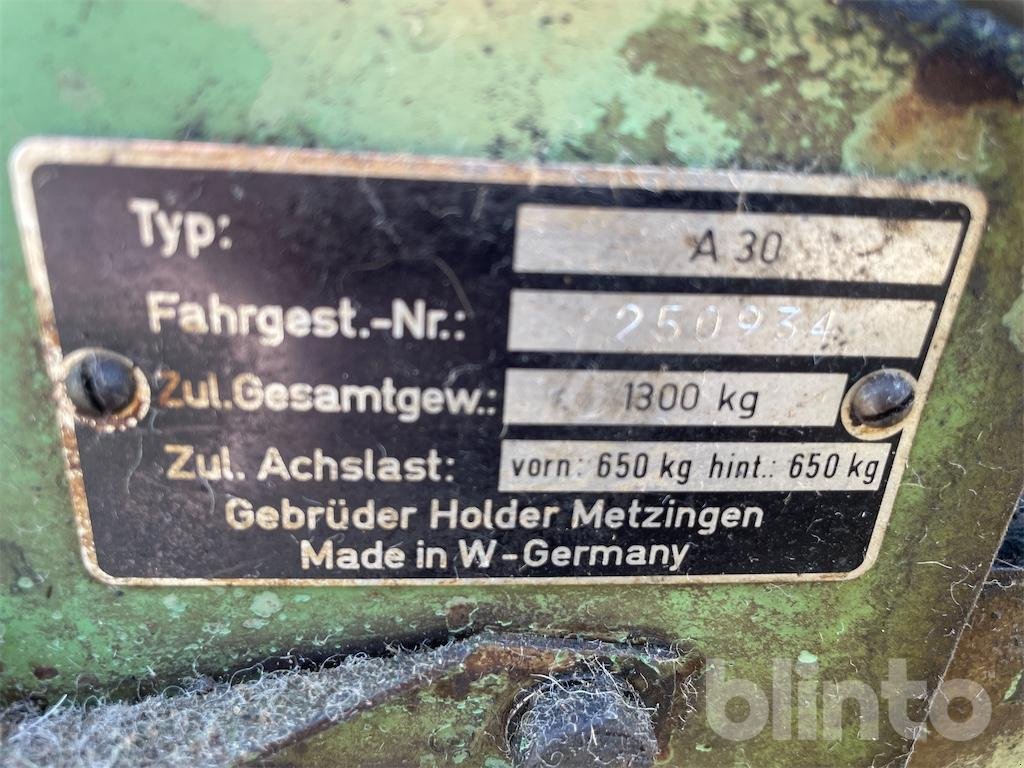 Traktor typu Holder A30, Gebrauchtmaschine w Düsseldorf (Zdjęcie 5)