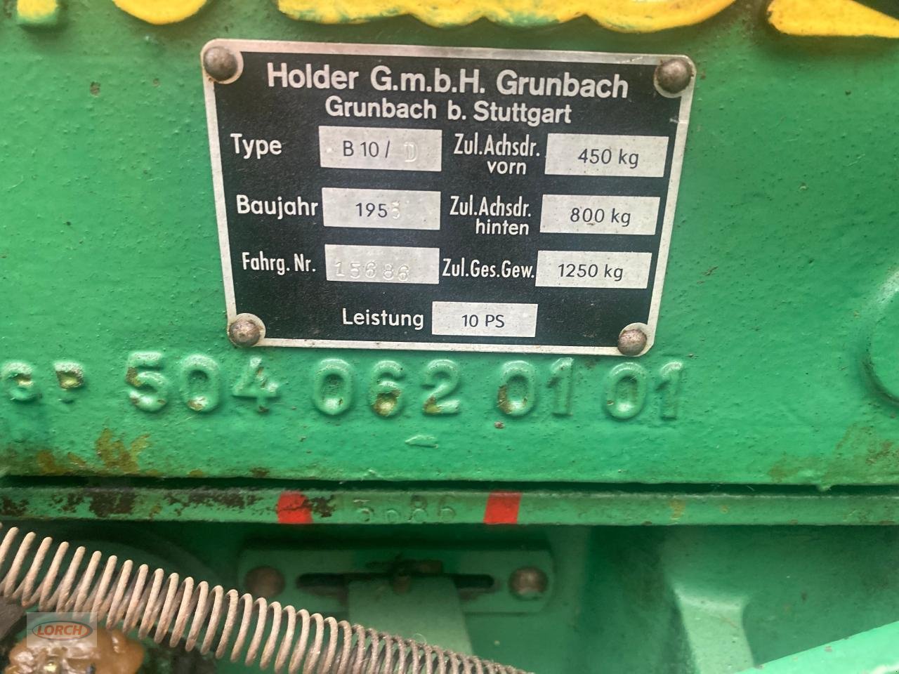 Traktor des Typs Holder B10, Neumaschine in Trochtelfingen (Bild 3)