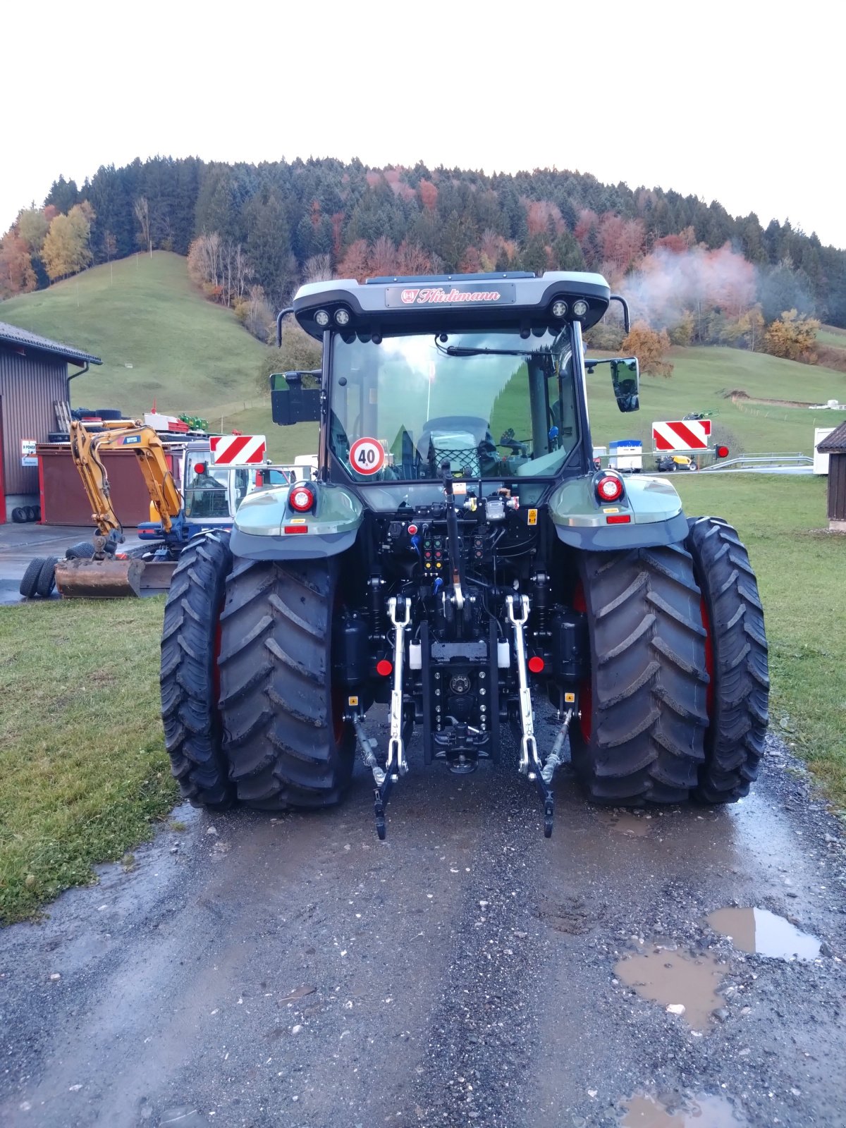 Traktor del tipo Hürlimann XL.K 135 V-drive, Ausstellungsmaschine In Egg (Immagine 4)