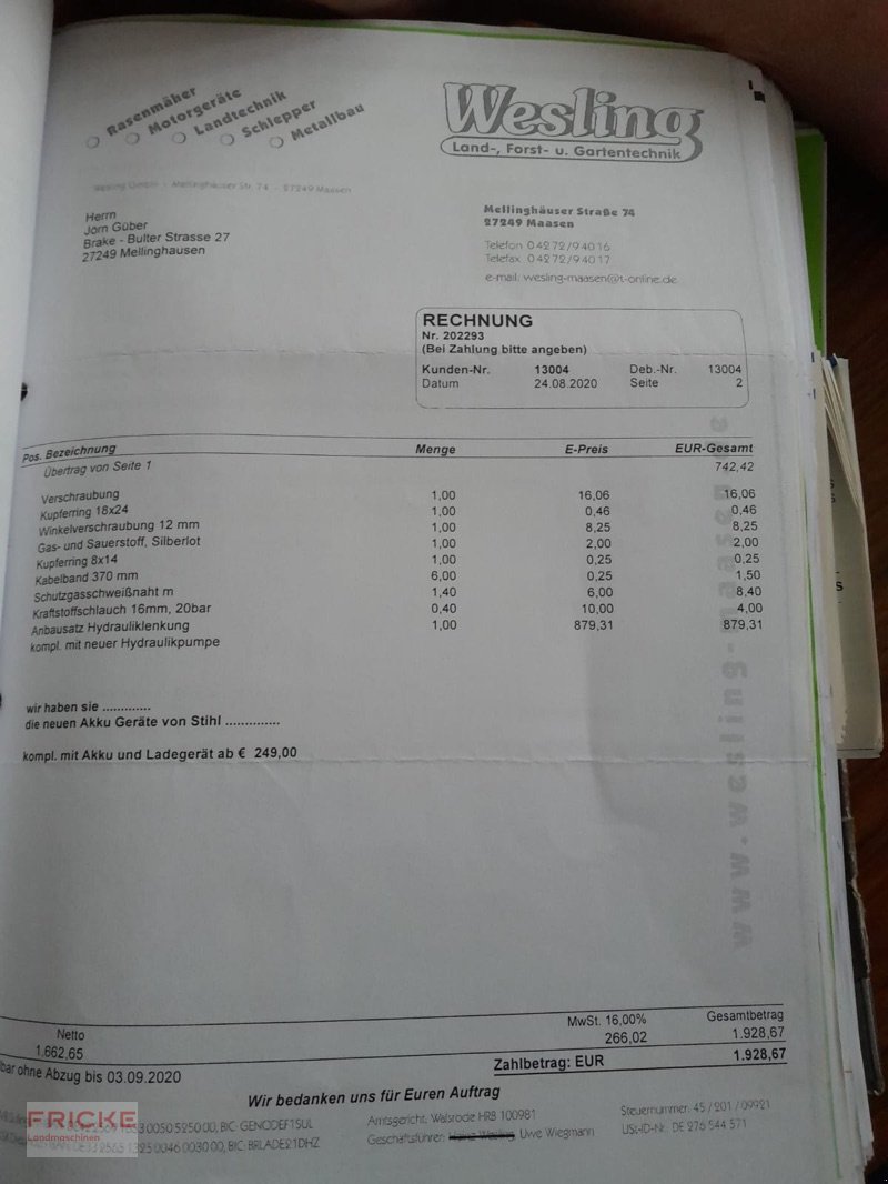 Traktor of the type IHC 423, Gebrauchtmaschine in Bockel - Gyhum (Picture 22)