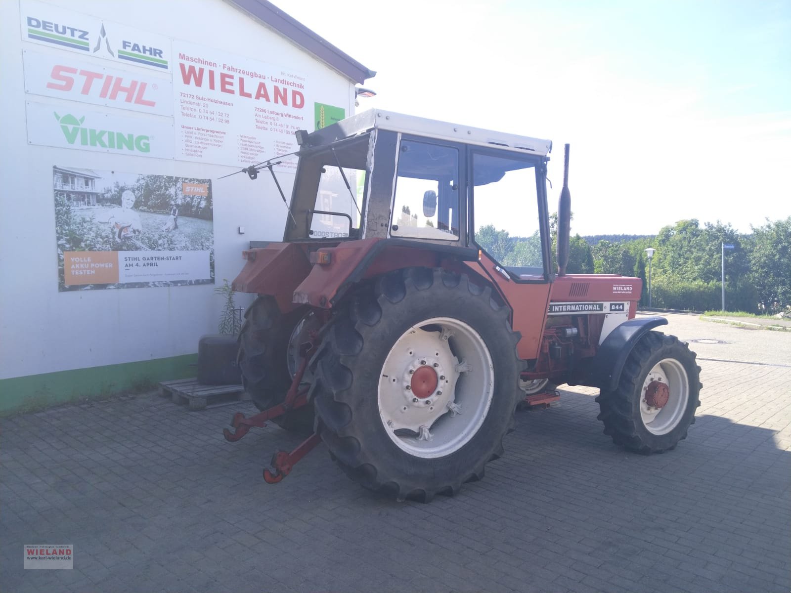 Traktor του τύπου IHC 844 AS, Gebrauchtmaschine σε Lossburg-Wittendorf (Φωτογραφία 3)