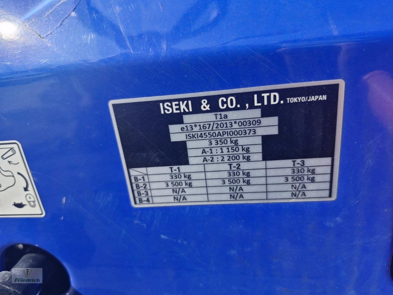 Traktor типа Iseki TLE 4550, Neumaschine в Bad Lausick (Фотография 2)