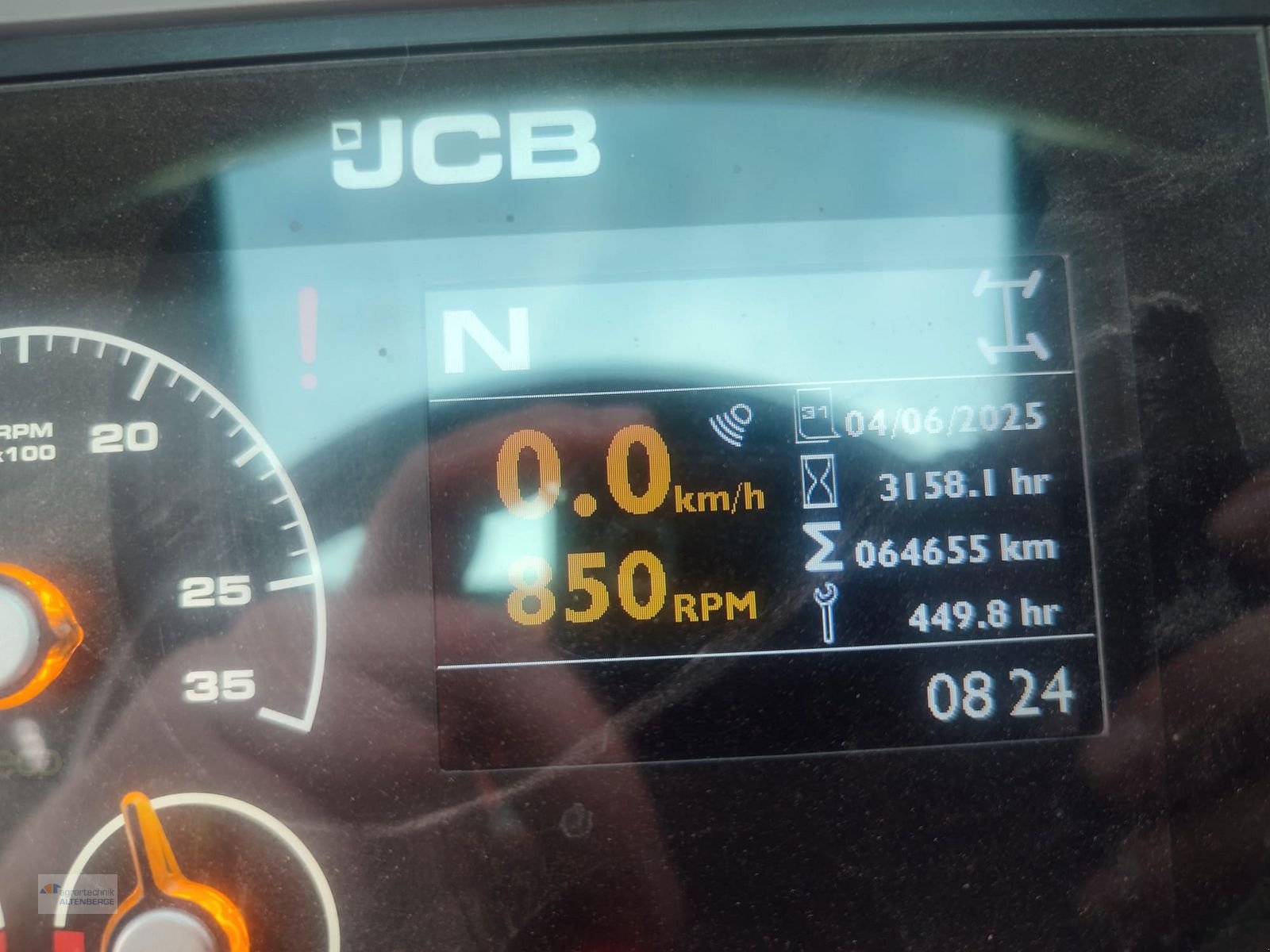 Traktor Türe ait JCB 4220 Fastrac, Gebrauchtmaschine içinde Altenberge (resim 8)