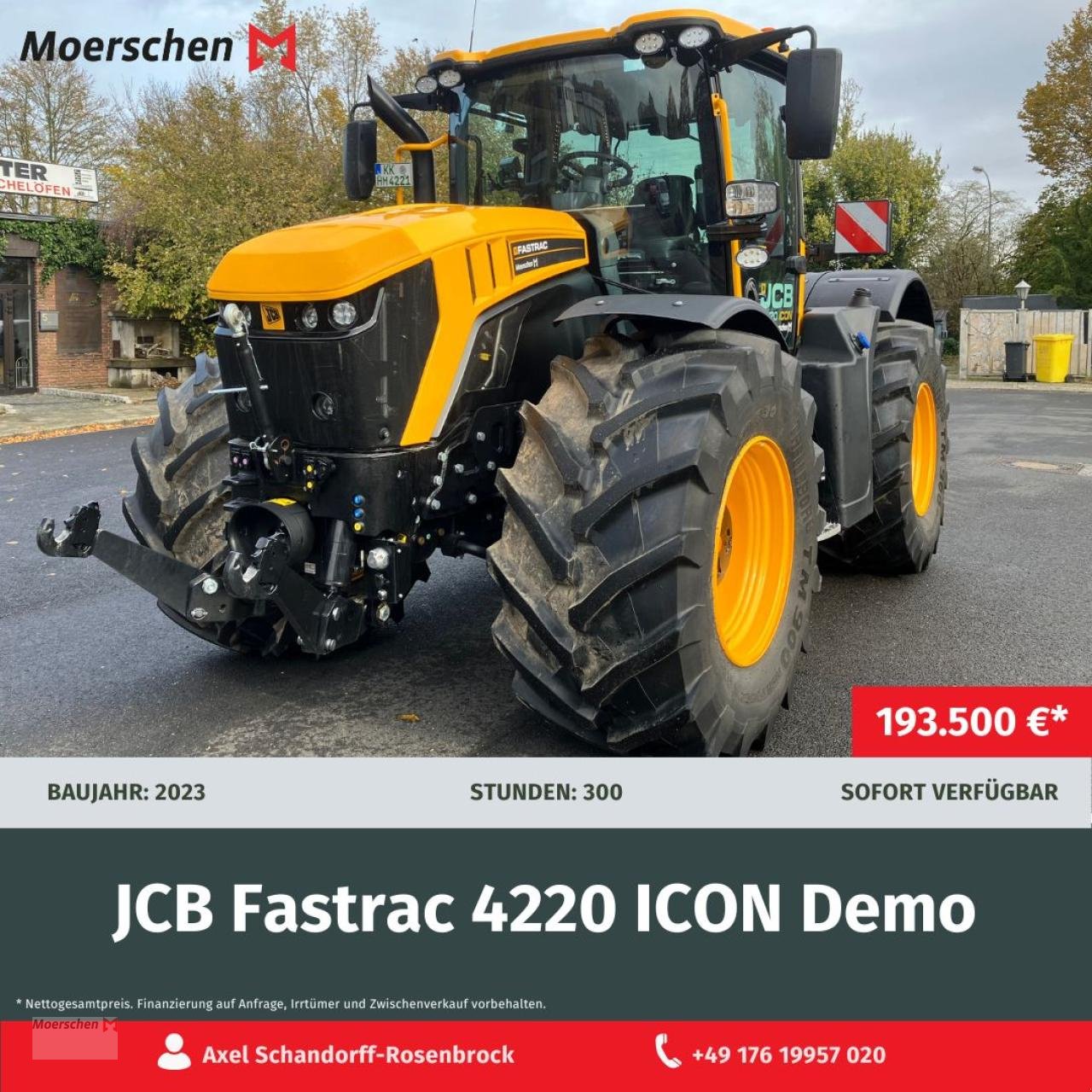 Traktor des Typs JCB 4220 ICON, Neumaschine in Tönisvorst (Bild 1)