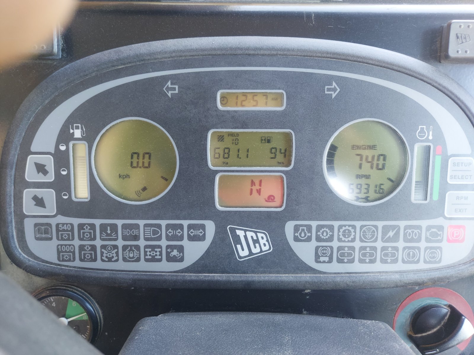 Traktor типа JCB Fastrac 2155 4WS, Gebrauchtmaschine в Haselbach (Фотография 13)