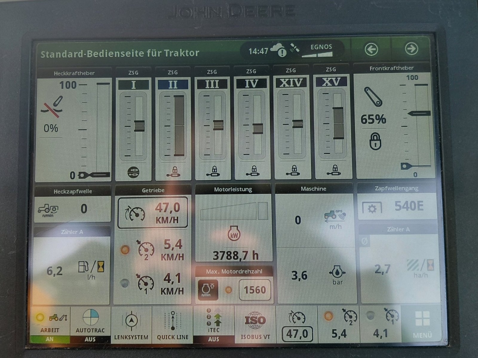 Traktor типа John Deere Ultimate 6175R, Gebrauchtmaschine в Thierhaupten (Фотография 20)