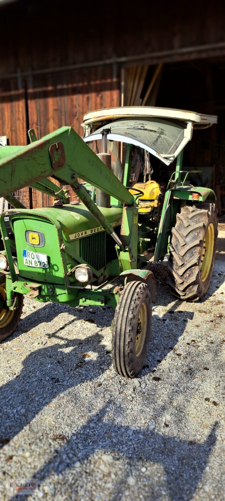 Traktor Türe ait John Deere 1020 S, Gebrauchtmaschine içinde Tuntenhausen (resim 2)