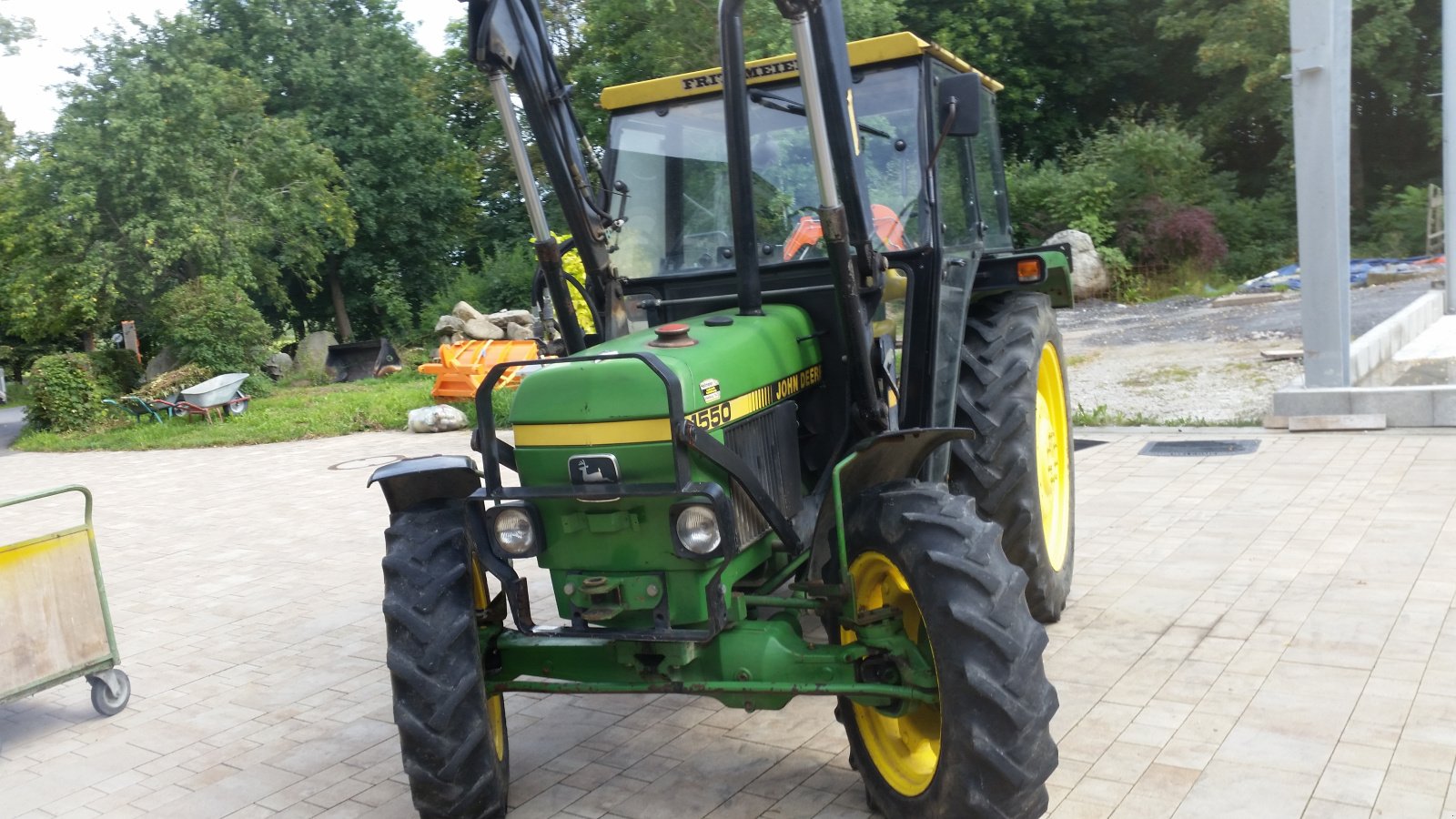 Traktor of the type John Deere 1550, Gebrauchtmaschine in Reuth (Picture 8)