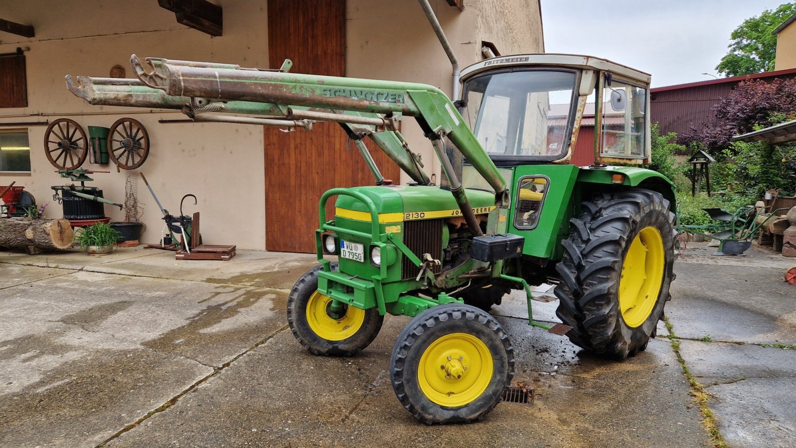 Traktor van het type John Deere 2130, Gebrauchtmaschine in Hausen (Foto 7)