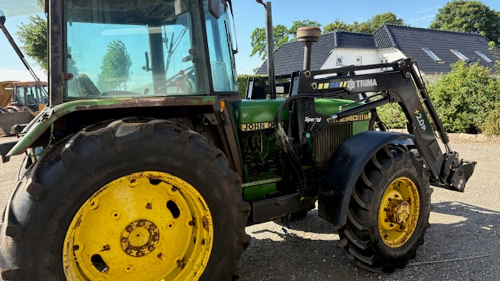 Traktor Türe ait John Deere 2140 SGII med frontlæsser TRIMA 2.0P, Gebrauchtmaschine içinde Dronninglund (resim 8)