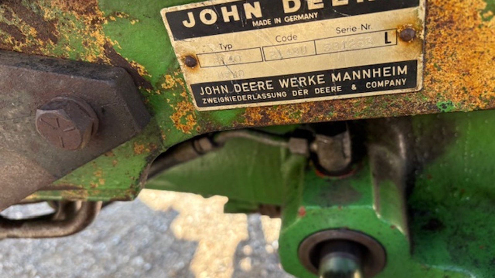 Traktor Türe ait John Deere 2140 SGII med frontlæsser TRIMA 2.0P, Gebrauchtmaschine içinde Dronninglund (resim 7)