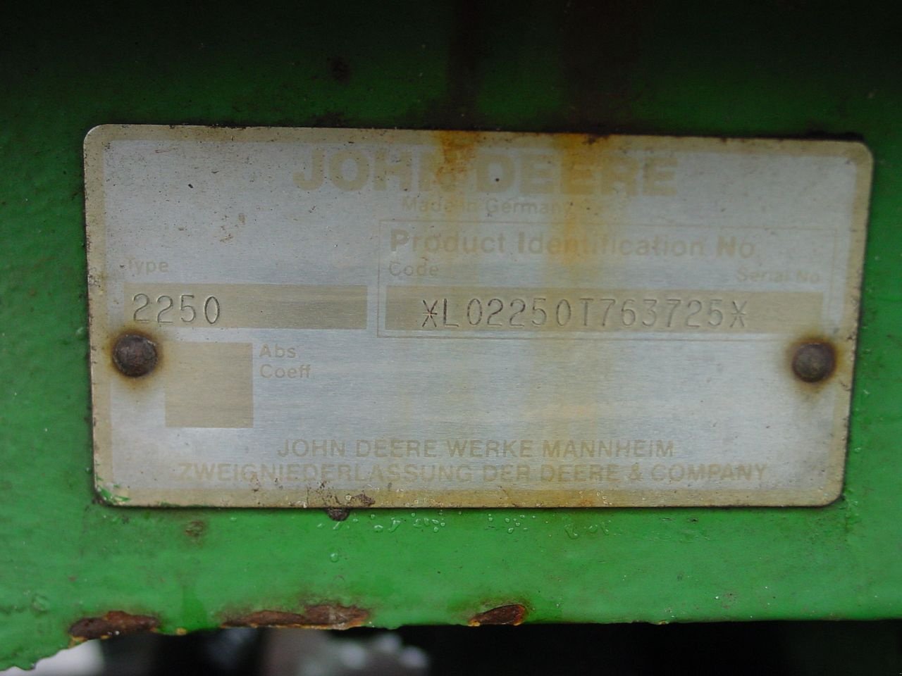 Traktor des Typs John Deere 2250, Gebrauchtmaschine in Wieringerwerf (Bild 5)
