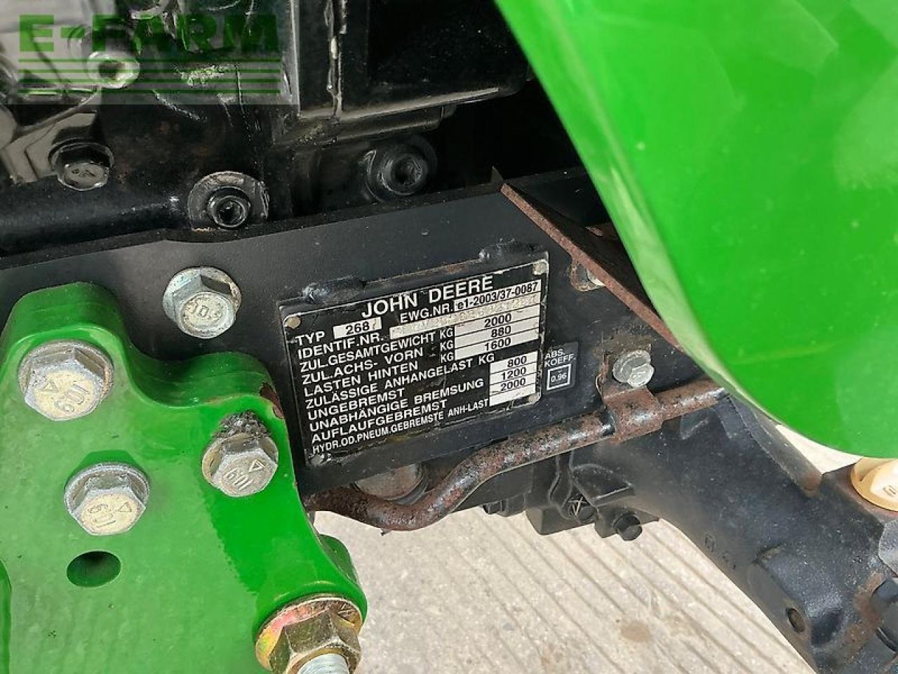 Traktor typu John Deere 2520 compact tractor (st25690), Gebrauchtmaschine v SHAFTESBURY (Obrázok 14)