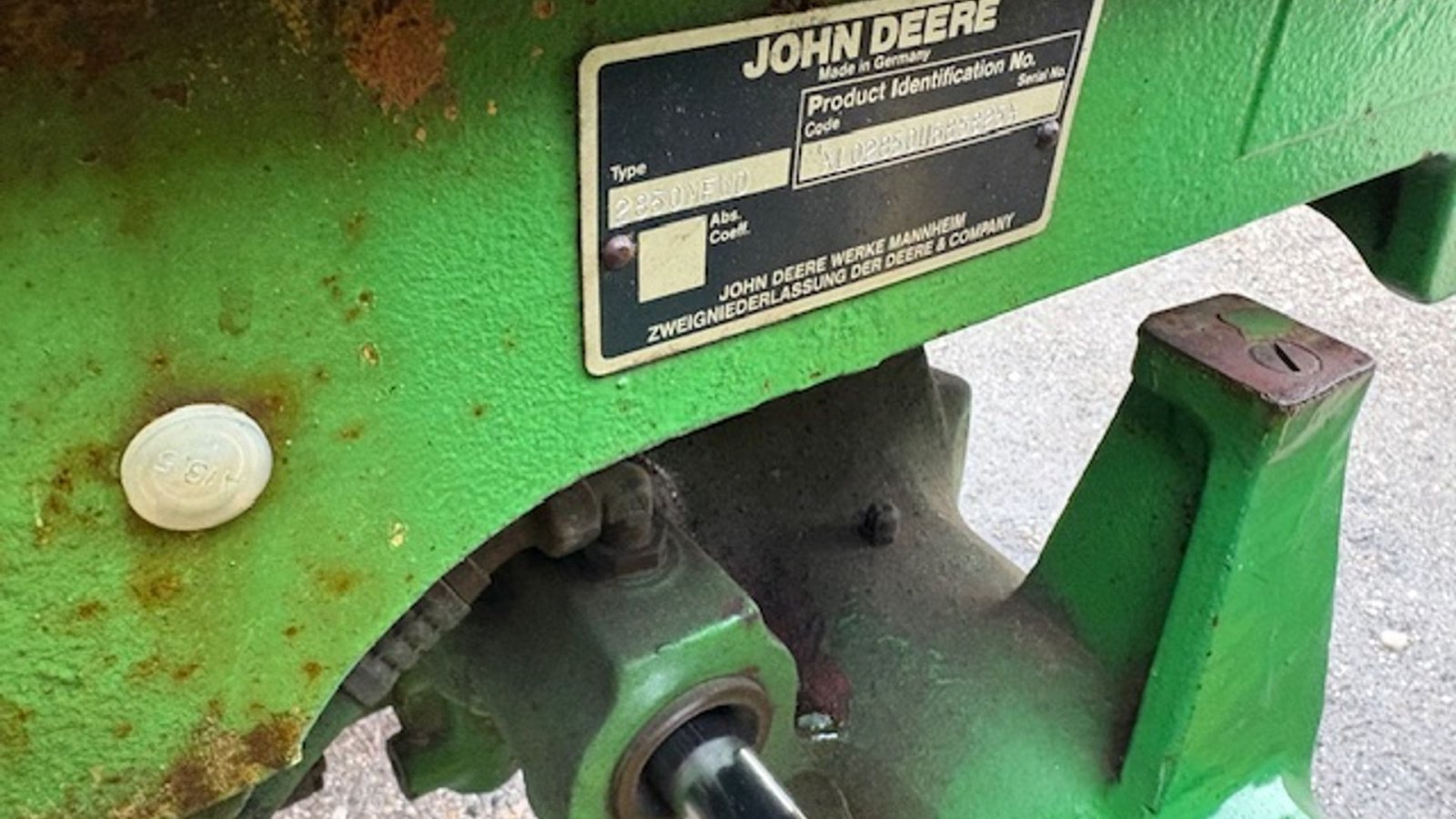 Traktor a típus John Deere 2850 4WD, KUN 6500 T, Gebrauchtmaschine ekkor: Dronninglund (Kép 7)