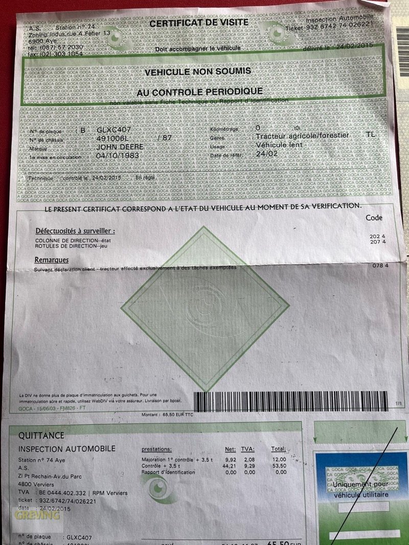 Traktor του τύπου John Deere 3040, Gebrauchtmaschine σε Ahaus (Φωτογραφία 13)