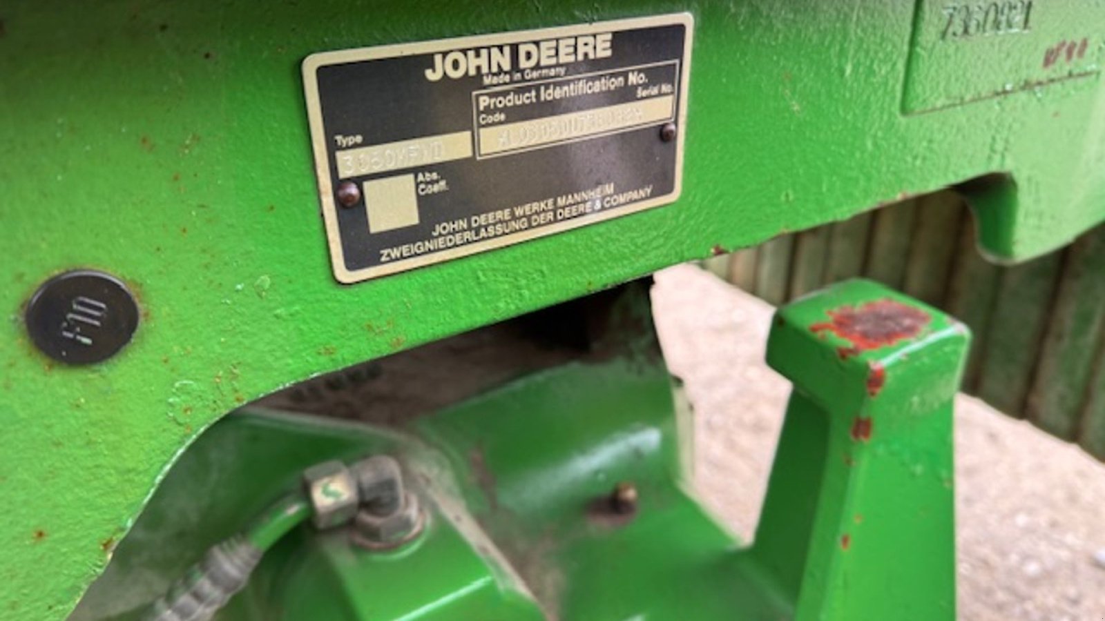 Traktor типа John Deere 3050 4WD MED FRONTVÆGTE, Gebrauchtmaschine в Dronninglund (Фотография 9)