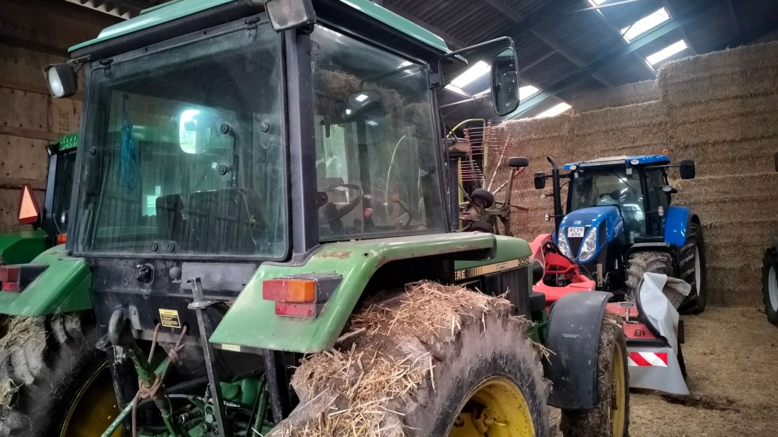 Traktor типа John Deere 3050 4WD uden frontlift, Gebrauchtmaschine в Egtved (Фотография 8)