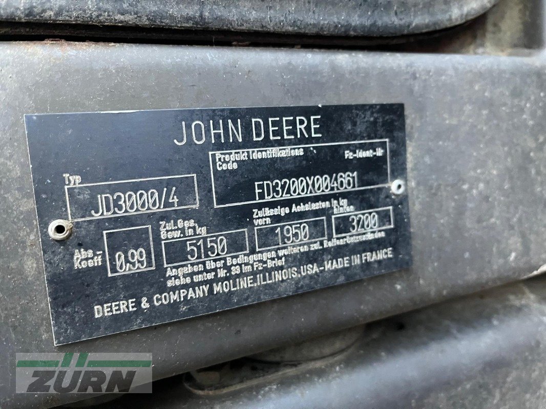 Traktor des Typs John Deere 3200, Gebrauchtmaschine in Oberessendorf (Bild 20)