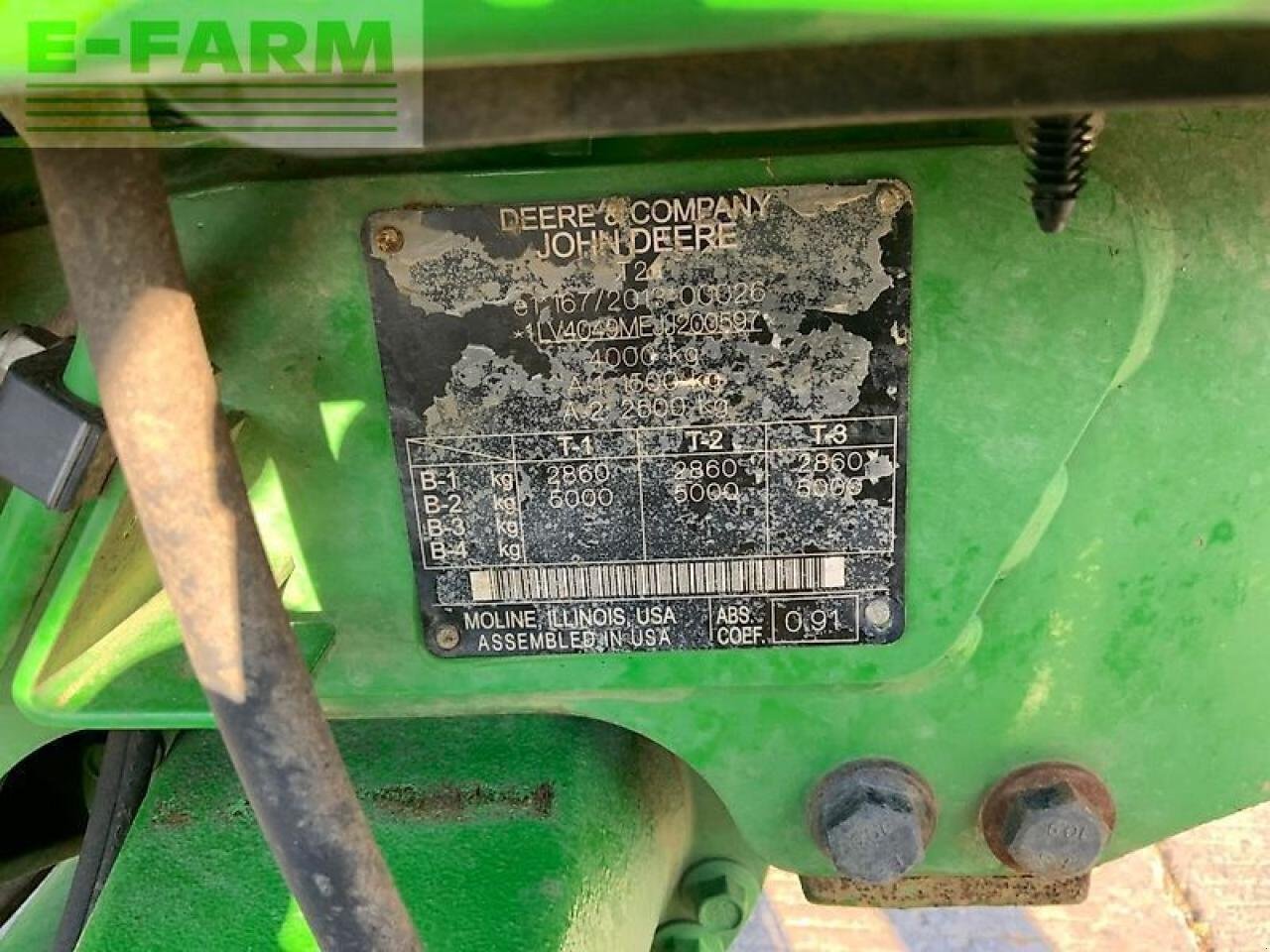 Traktor of the type John Deere 4049 compact tractor (st23021), Gebrauchtmaschine in SHAFTESBURY (Picture 15)