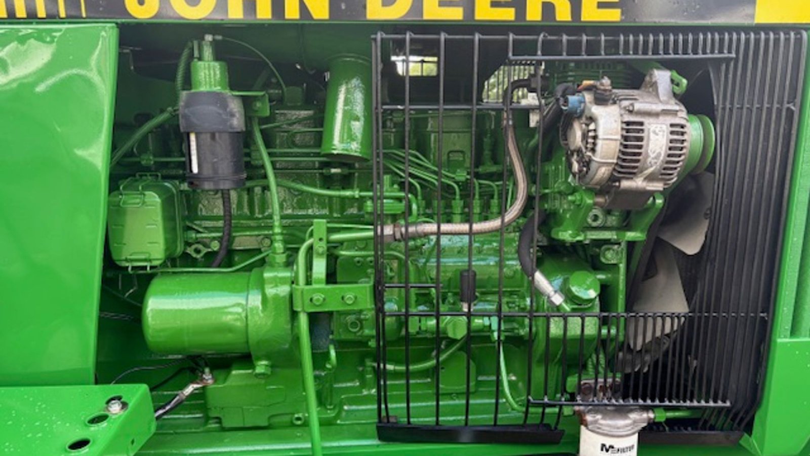 Traktor des Typs John Deere 4755 MED FRONTLIFT, LUFTANLÆG, NYE DÆK FOR, Gebrauchtmaschine in Dronninglund (Bild 10)