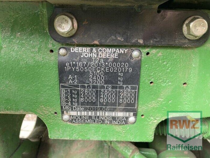 Traktor Türe ait John Deere 5050E, Gebrauchtmaschine içinde Kusel (resim 10)