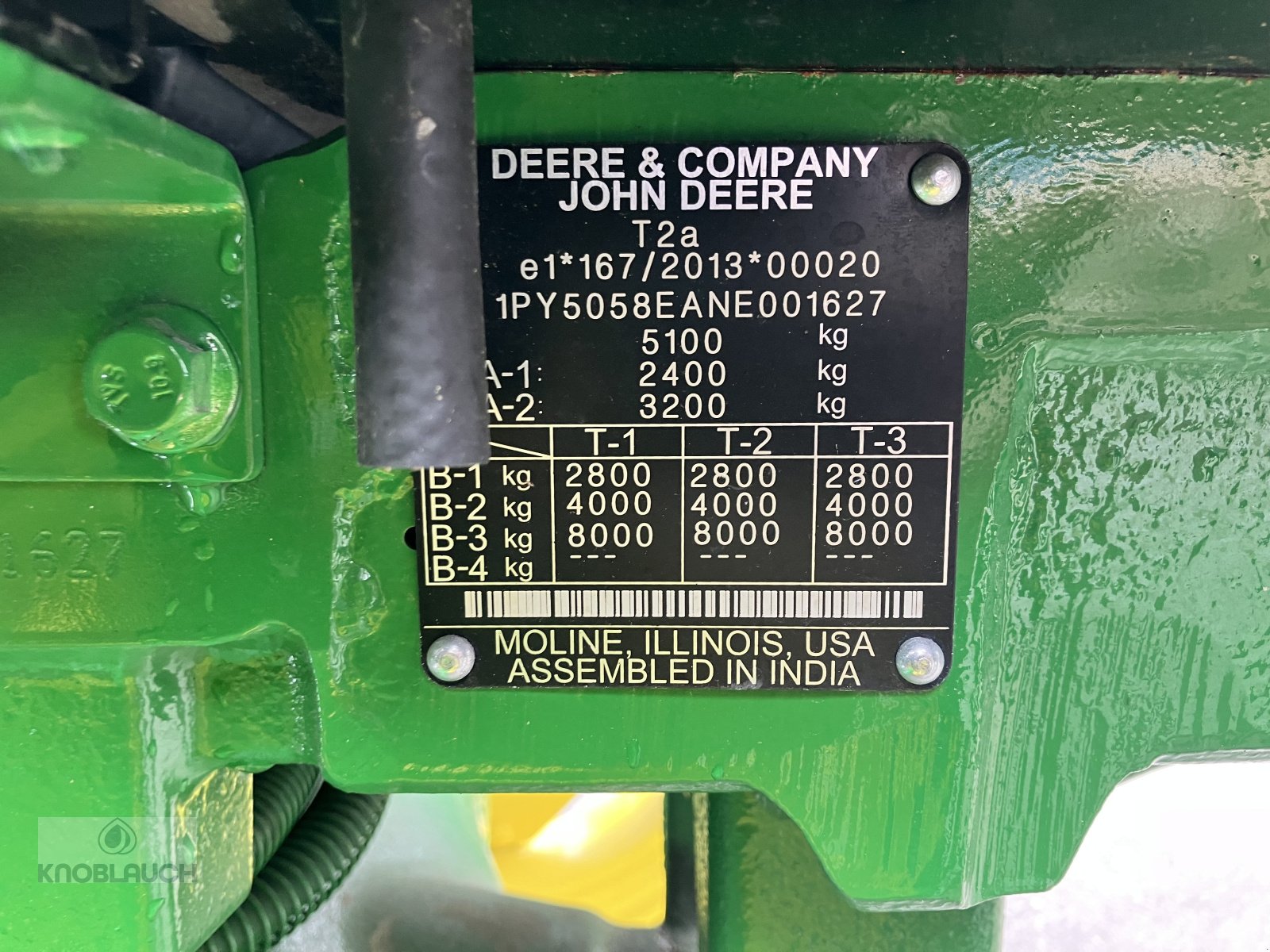 Traktor of the type John Deere 5058 E, Neumaschine in Ravensburg (Picture 13)