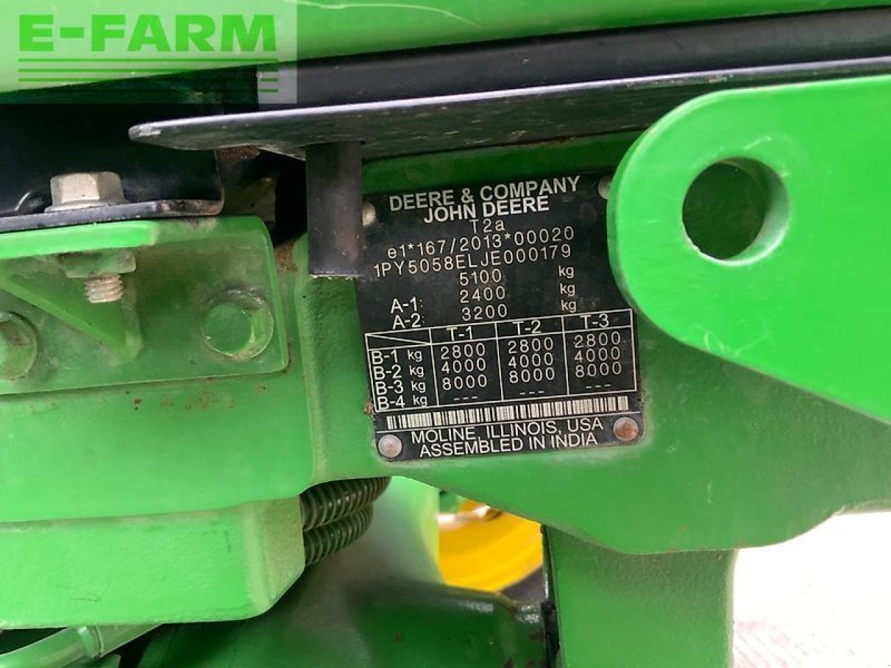 Traktor типа John Deere 5058e tractor (st26617), Gebrauchtmaschine в SHAFTESBURY (Фотография 16)