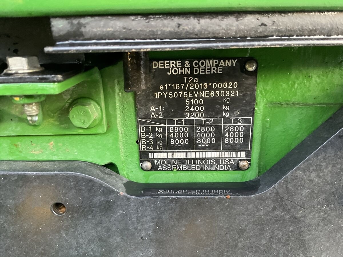 Traktor типа John Deere 5075E, Gebrauchtmaschine в Zwettl (Фотография 21)