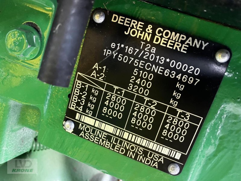 Traktor του τύπου John Deere 5075E, Gebrauchtmaschine σε Spelle (Φωτογραφία 14)