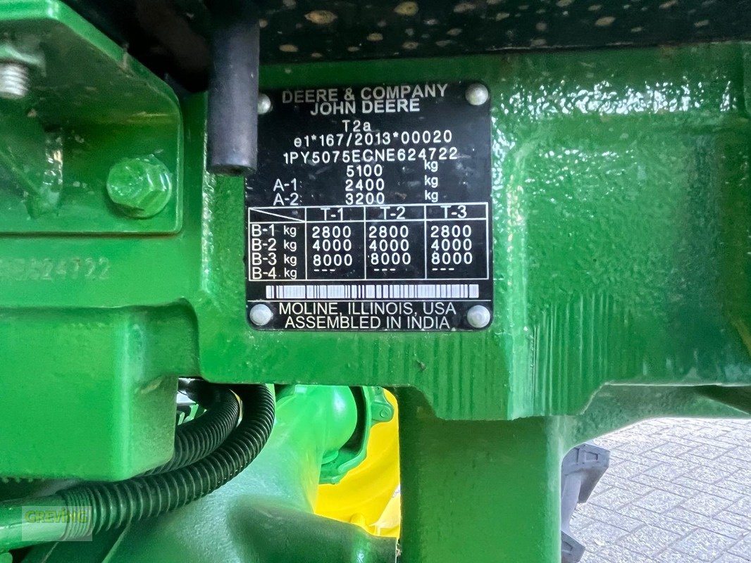 Traktor от тип John Deere 5075E, Neumaschine в Ahaus (Снимка 13)