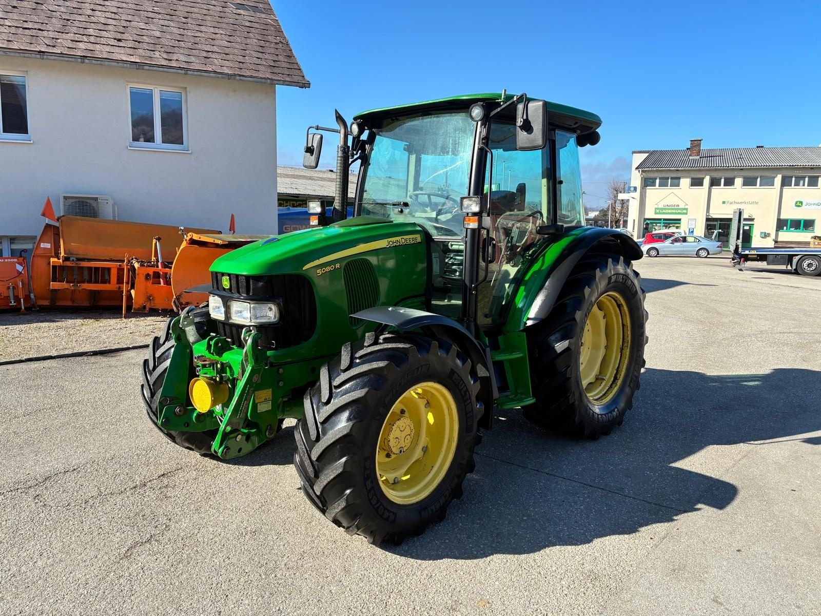 Traktor Türe ait John Deere 5080 R, Gebrauchtmaschine içinde Kirchdorf (resim 10)