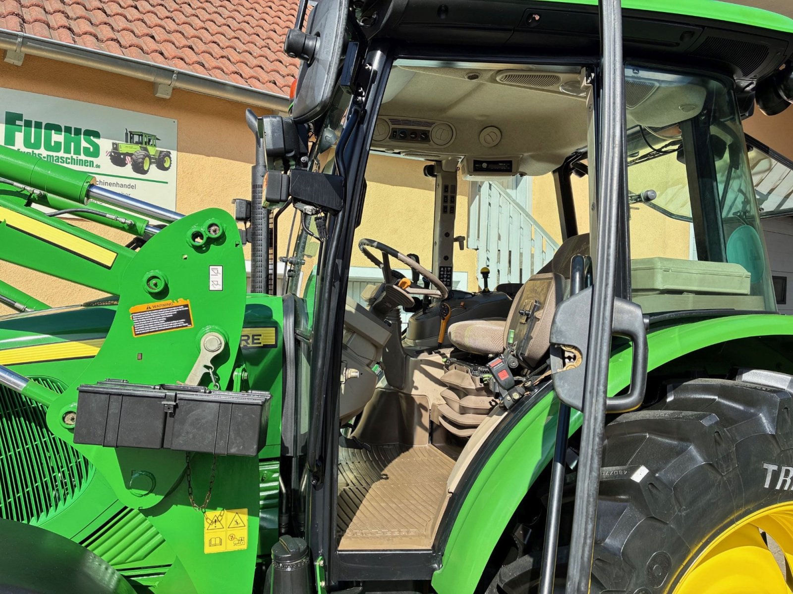 Traktor tipa John Deere 5080R PowrQuad Plus mit Industriefrontlader, Gebrauchtmaschine u Laaber (Slika 4)