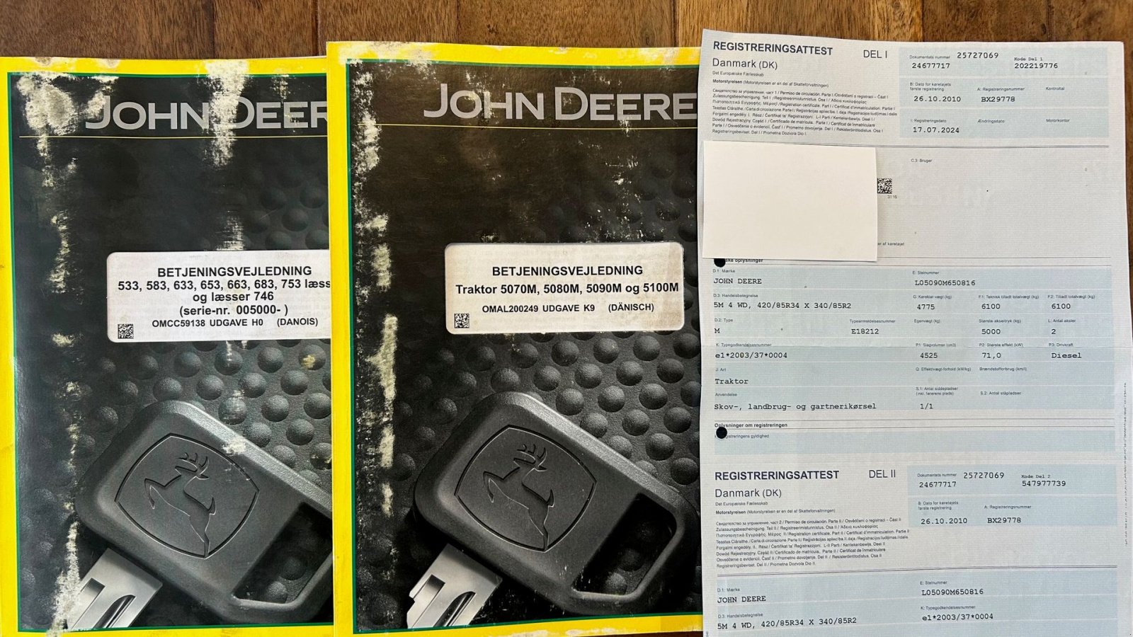 Traktor of the type John Deere 5090 M med John Deere 583 Frontlæsser, Gebrauchtmaschine in Thorsø (Picture 25)