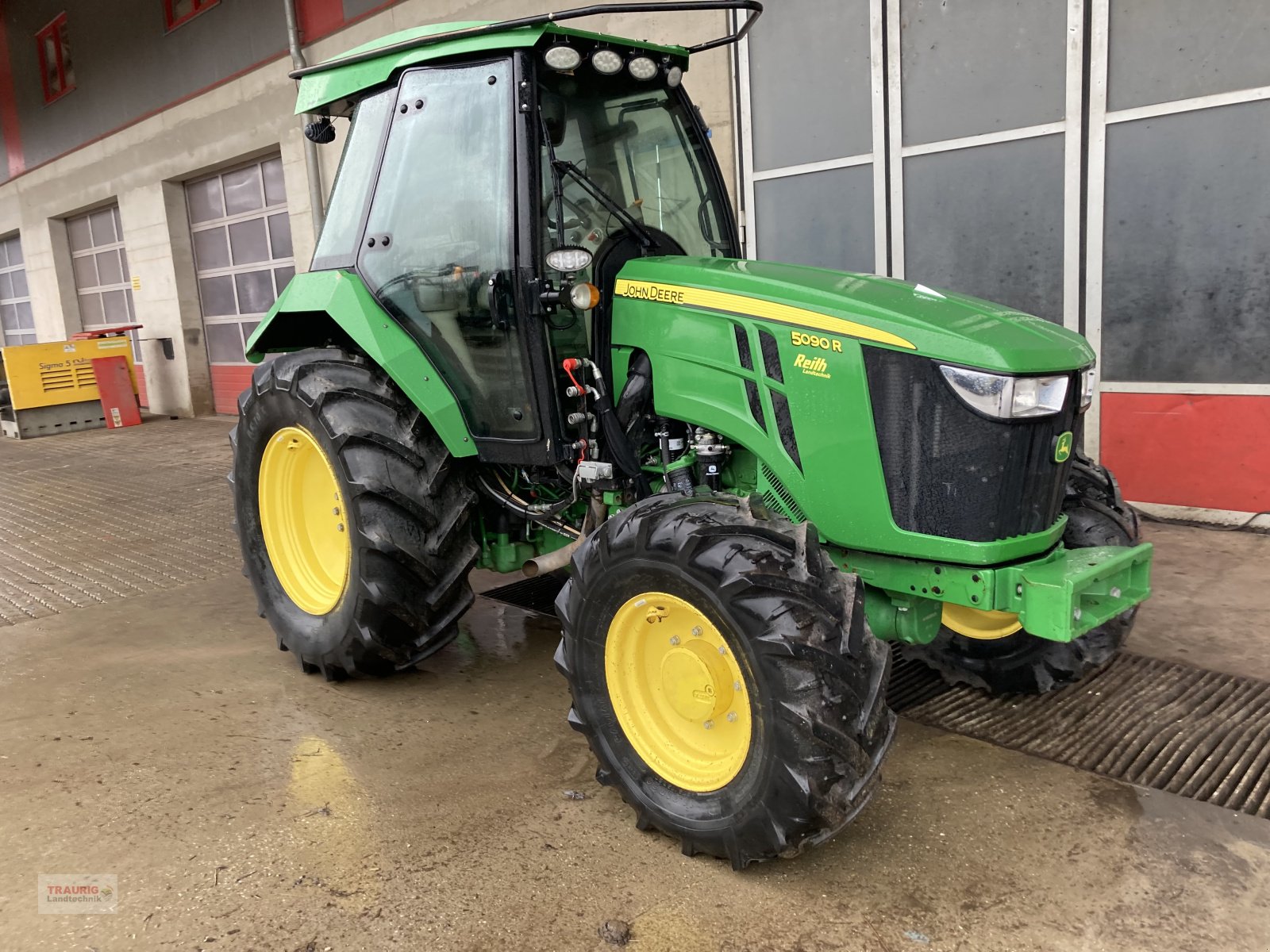 Traktor типа John Deere 5090 R Hopfen, Gebrauchtmaschine в Mainburg/Wambach (Фотография 8)