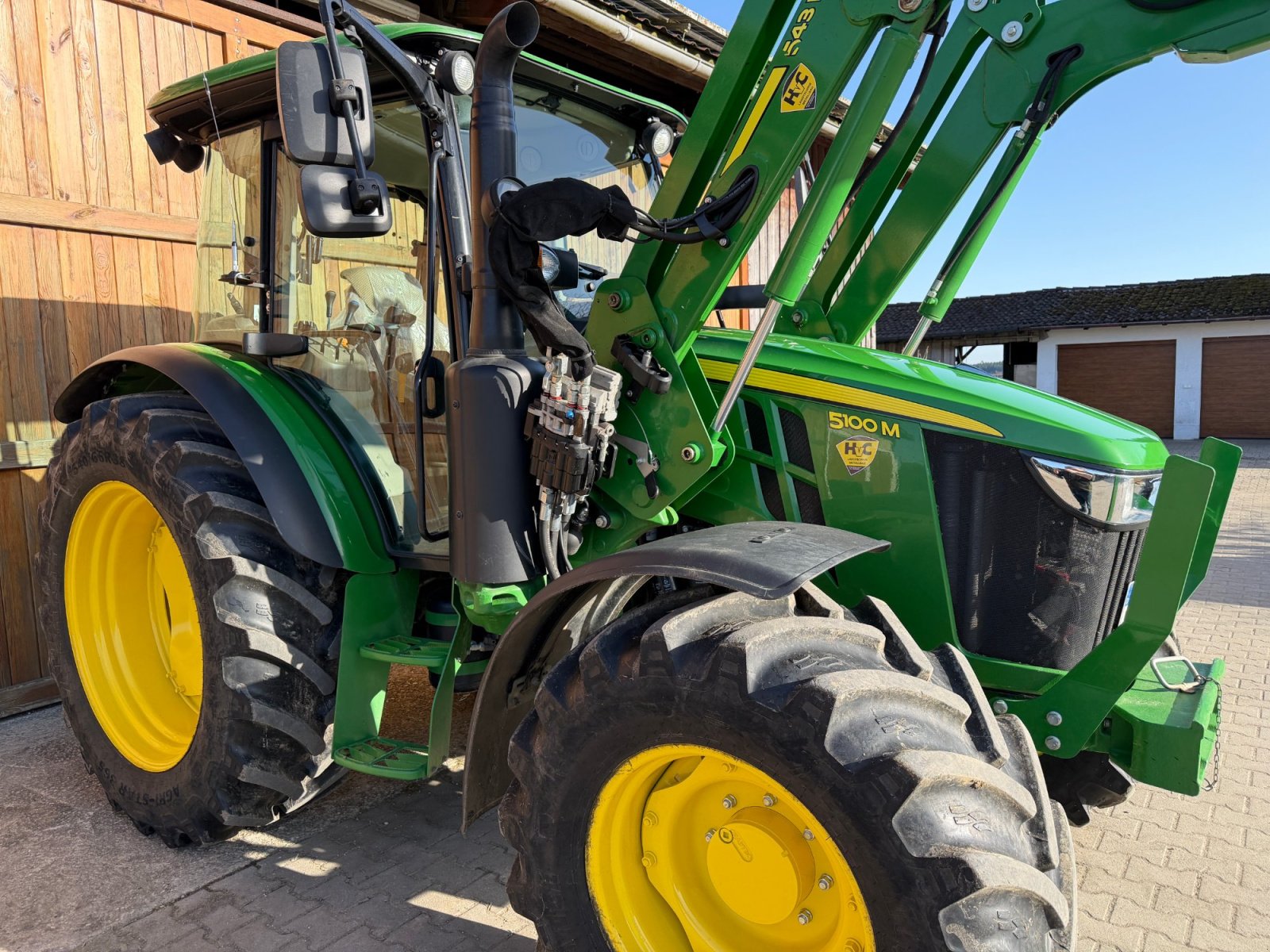 Traktor typu John Deere 5100 M, Gebrauchtmaschine w 84178 Kröning (Zdjęcie 4)