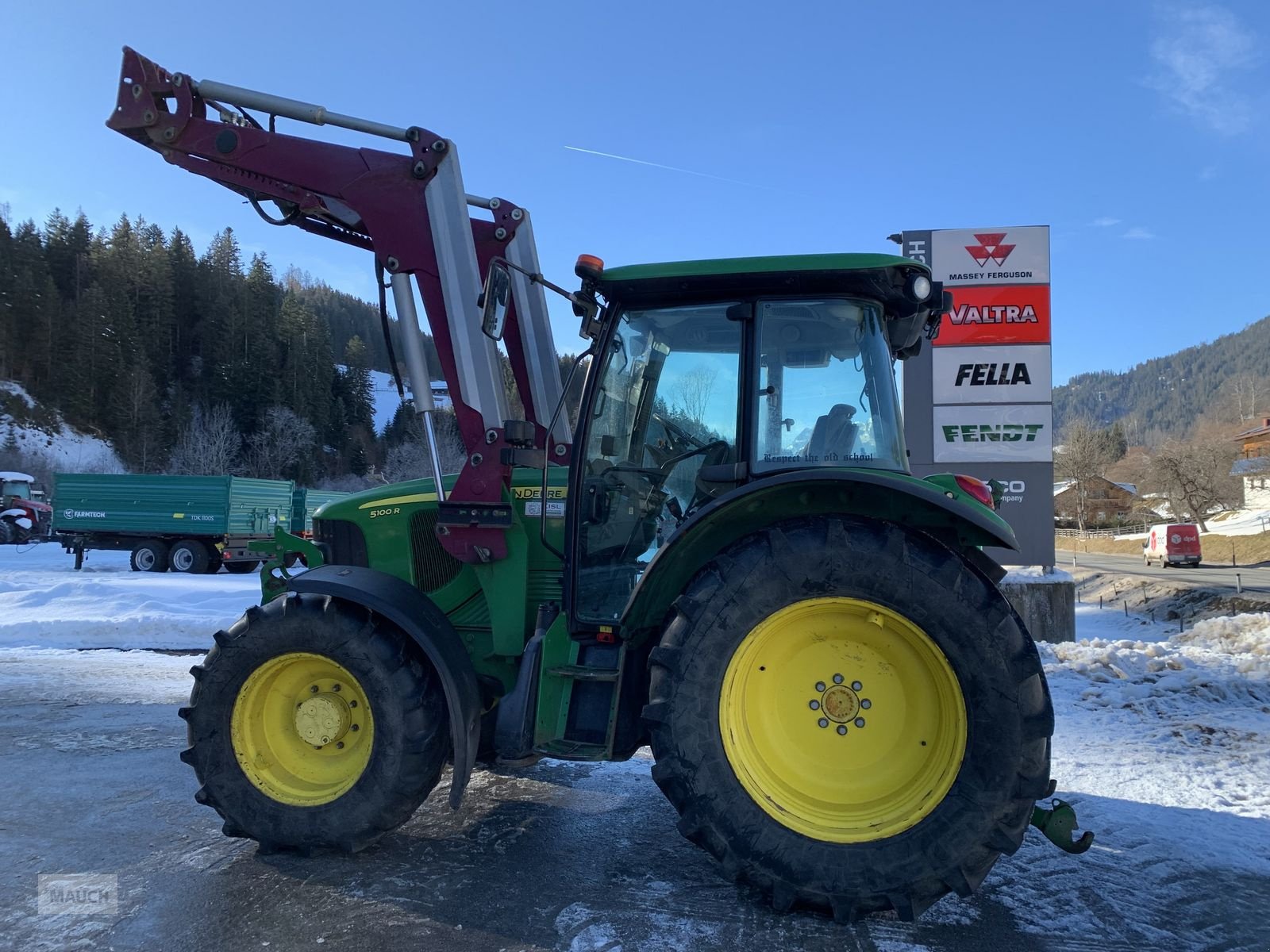 Traktor tip John Deere 5100 R + Frontlader, Gebrauchtmaschine in Eben (Poză 10)