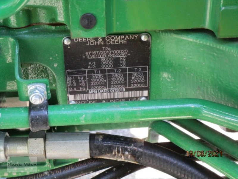 Traktor des Typs John Deere 5100 R, Neumaschine in Soyen (Bild 13)