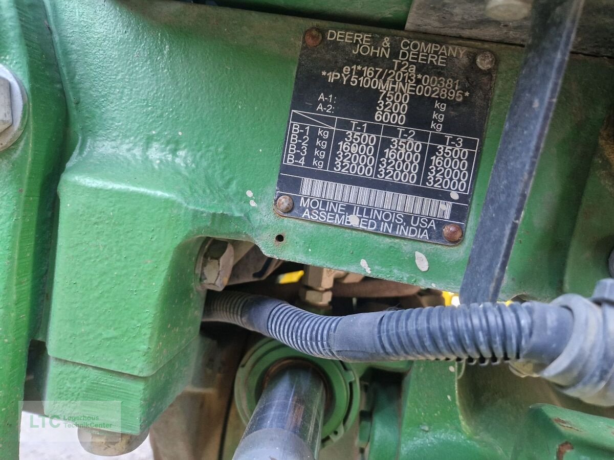 Traktor Türe ait John Deere 5100M, Gebrauchtmaschine içinde Korneuburg (resim 16)