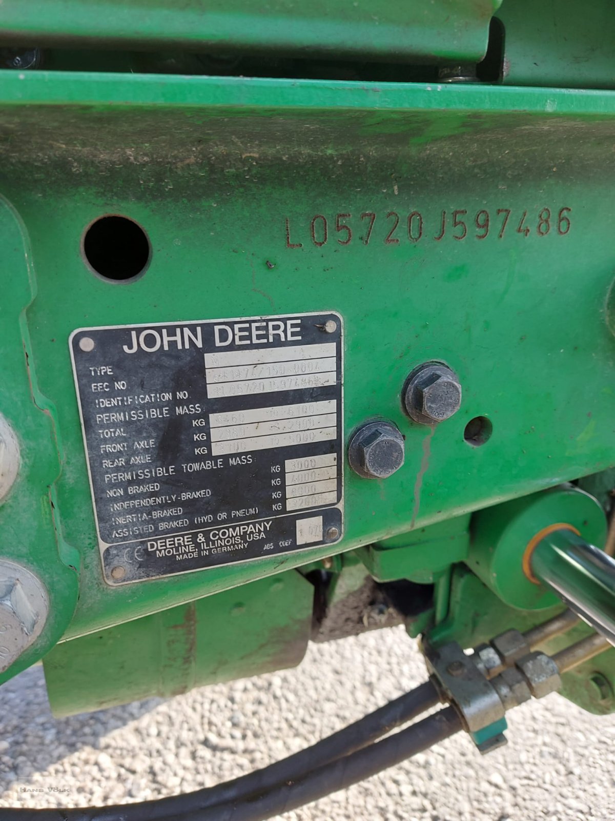 Traktor des Typs John Deere 5720, Gebrauchtmaschine in Antdorf (Bild 21)