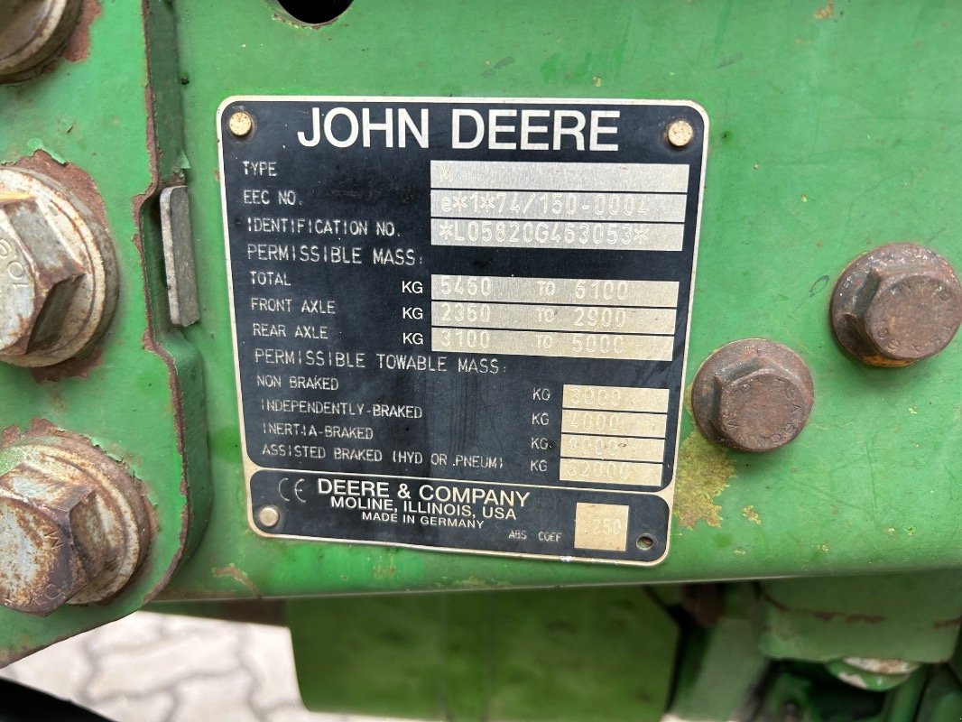 Traktor типа John Deere 5820 mit FL, Gebrauchtmaschine в Sittensen (Фотография 24)