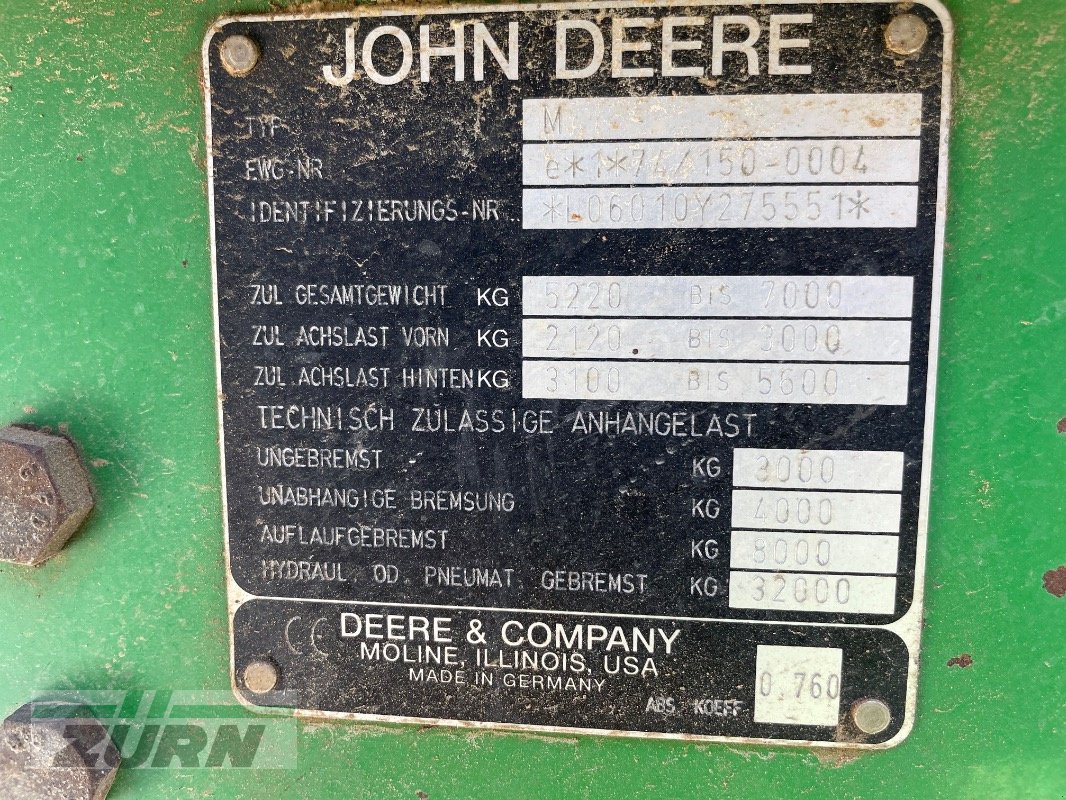 Traktor za tip John Deere 6010 IM KUNDENAUFTRAG, Gebrauchtmaschine u Merklingen (Slika 10)