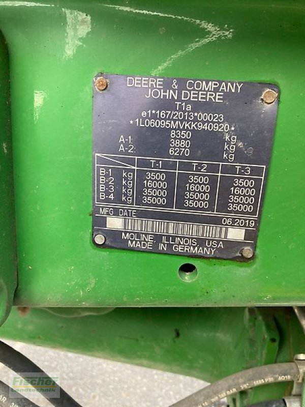 Traktor typu John Deere 6095MC + 603R, Gebrauchtmaschine v Kroppach (Obrázek 20)