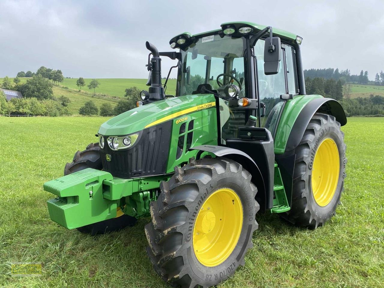 Traktor του τύπου John Deere 6100 M AutoQuadEco, Neumaschine σε Marsberg-Giershagen (Φωτογραφία 3)