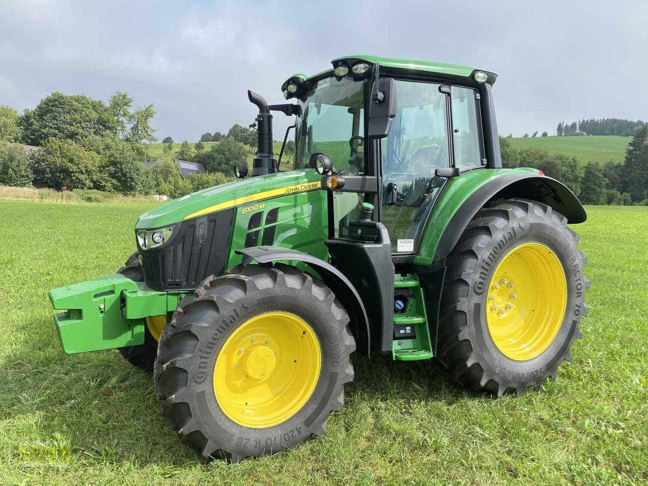 Traktor του τύπου John Deere 6100 M AutoQuadEco, Neumaschine σε Marsberg-Giershagen (Φωτογραφία 9)