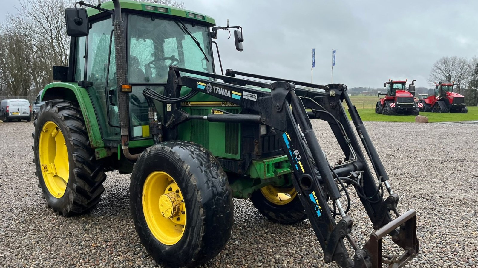 Traktor Türe ait John Deere 6100 Med frontlæsser, Gebrauchtmaschine içinde Lintrup (resim 11)