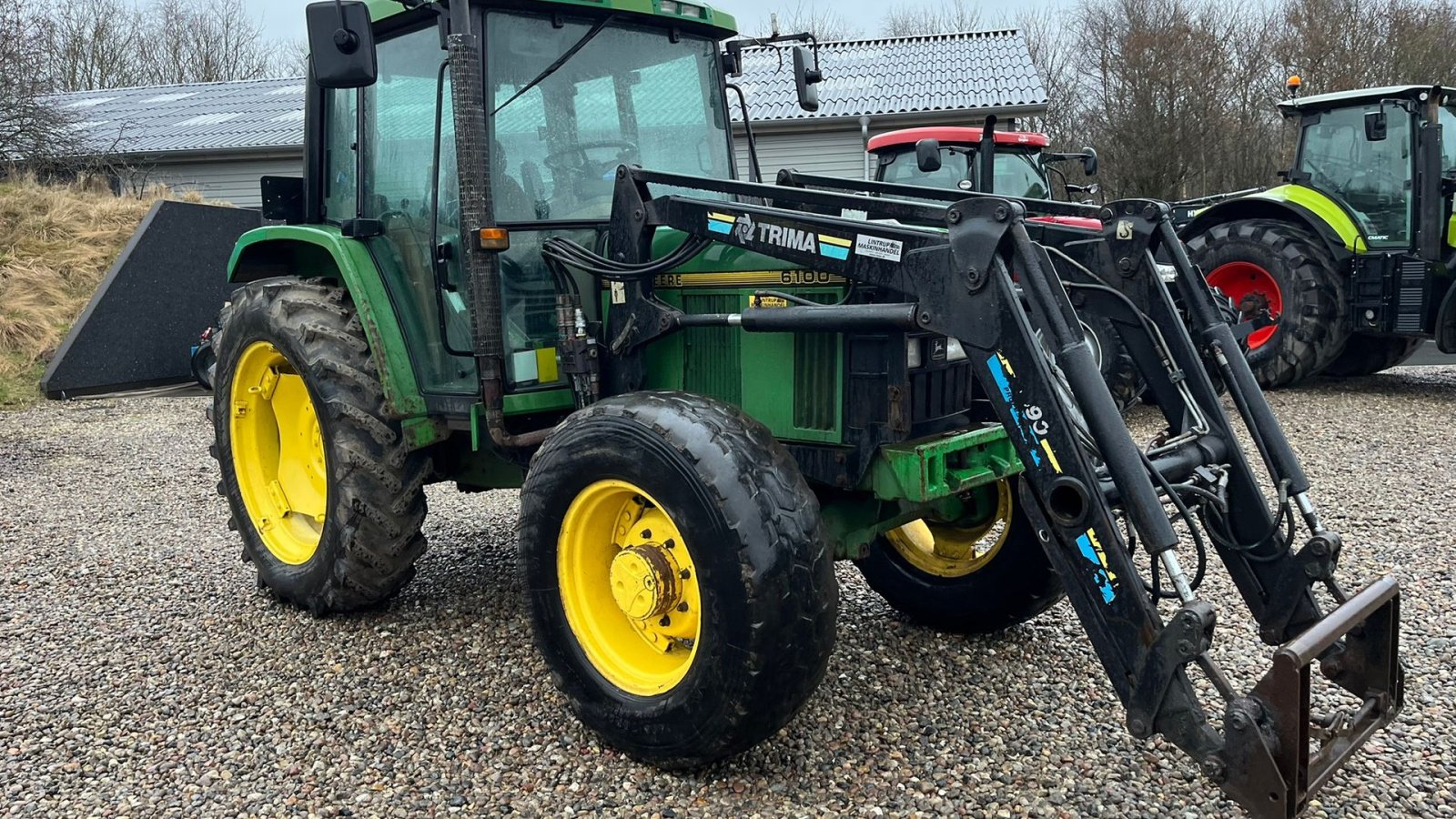 Traktor Türe ait John Deere 6100 Med frontlæsser, Gebrauchtmaschine içinde Lintrup (resim 20)
