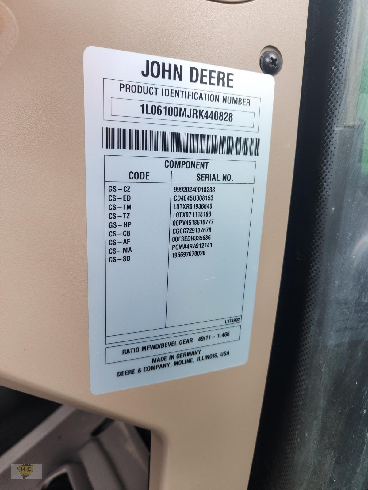 Traktor van het type John Deere 6100M AutoTrac Frontlader, Gebrauchtmaschine in Willanzheim (Foto 17)